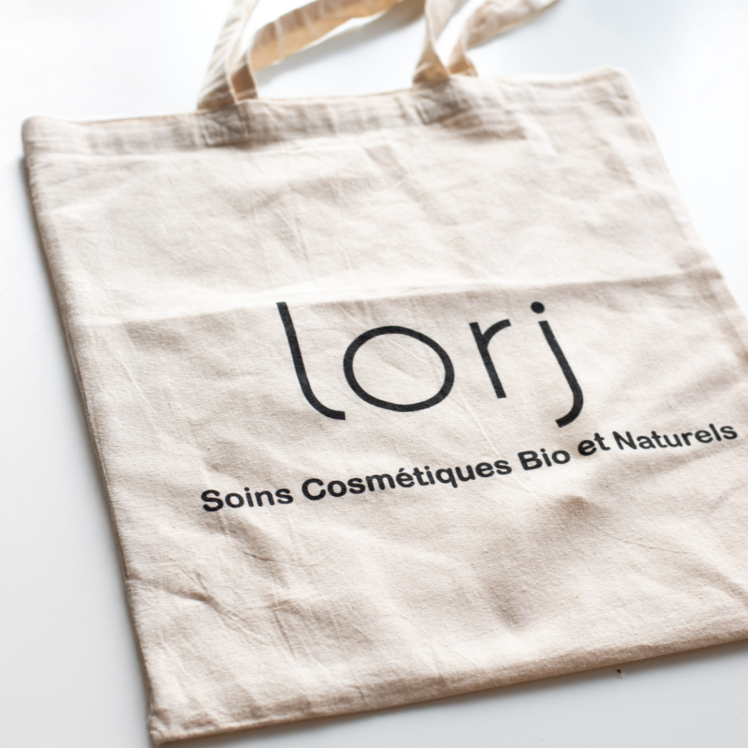 Tote bag tissu Lorj cosmetique français Bretagne